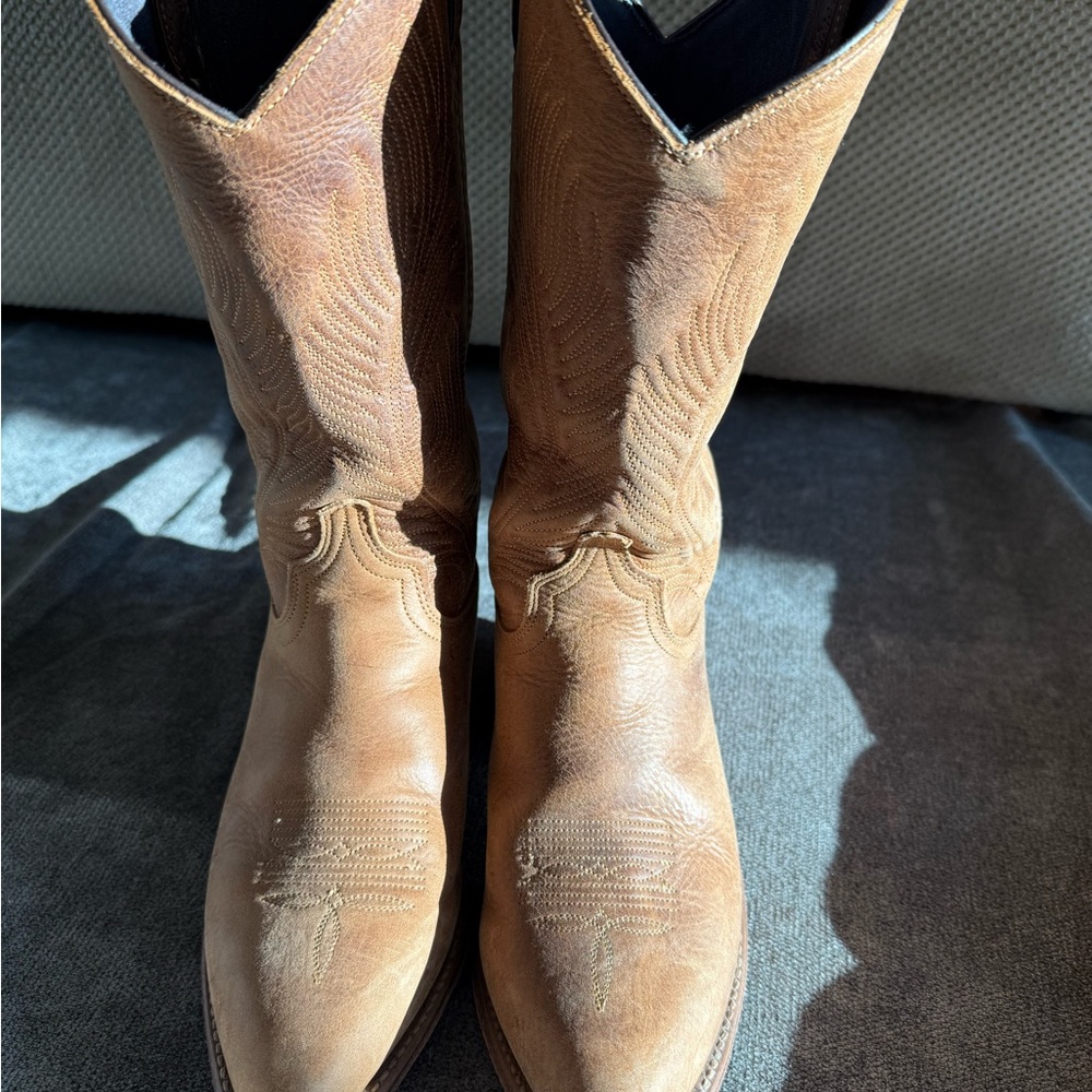 Abilene Boot Co. Rustic Brown Western Boots - Picture 2 of 8